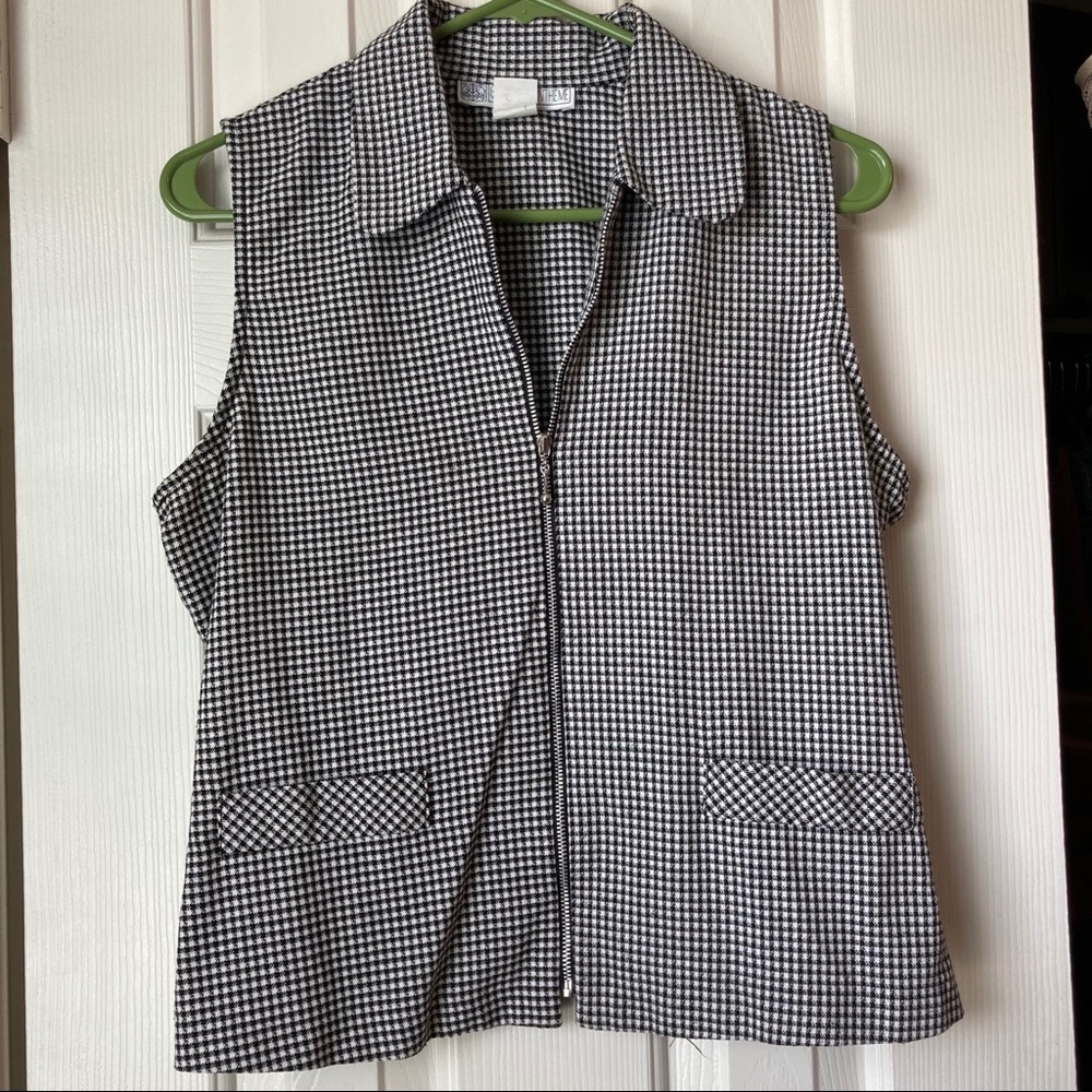 Gingham/Checkered Vest